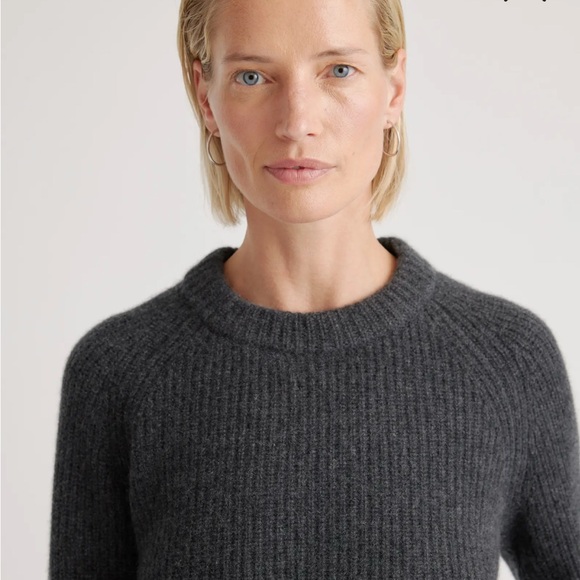 Mongolian Cashmere Fisherman Crewneck Sweater - Picture 4 of 6